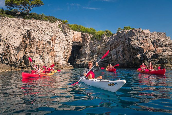 Adventure Dalmatia - Sunset Sea Kayaking & Snorkelling Dubrovnik - Bettina Beach swim and snorkel break: water time that resets your energy
