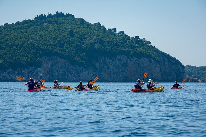 Afternoon Dubrovnik Guided Kayaking Tour - Betina Cave beach: snorkeling reefs and optional cliff jumps