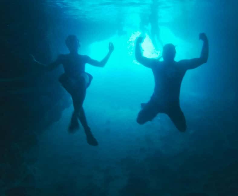 Blue Cave-Green caves-Lopud Sandy beach - tour with drink - Blue Cave: the one that requires you to get wet