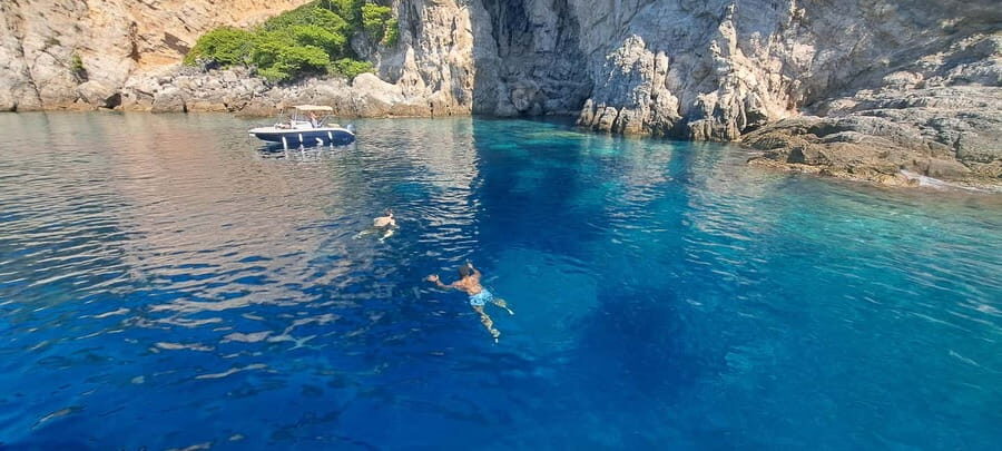 Blue Cave-Green caves-Lopud Sandy beach - tour with drink - Drinks, gear, and guide support: the practical value