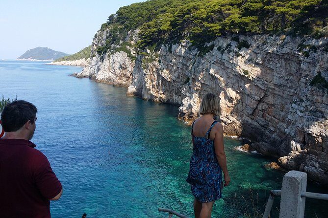BLUE CAVE private speedboat tour with drinks - Šunj Beach on Lopud: Sand Time and a Woods-Shadow Bar