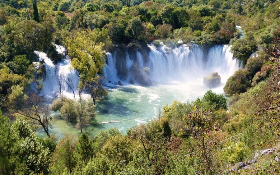 Day Trip From Dubrovnik: Mostar & Kravice Waterfalls - Kravice Waterfalls: stone oasis, roar, and the swimming question
