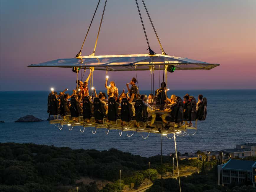 Dinner in the Sky Dubrovnik - Dubrovnik views, 360° style: Picking sunset versus daytime
