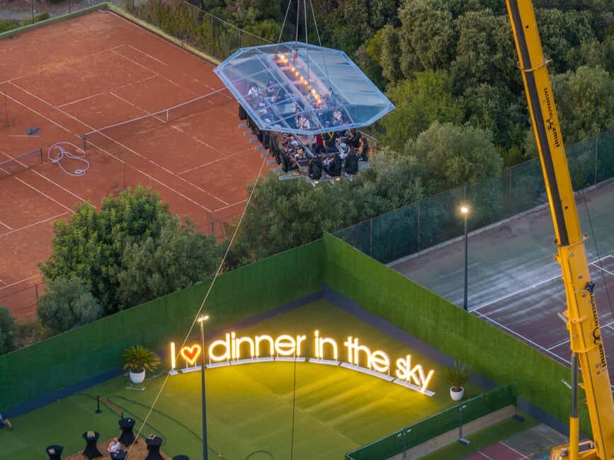 Dinner in the Sky Dubrovnik - The crew’s style: Mario, Tony, and the party energy