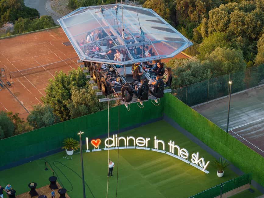 Dinner in the Sky Dubrovnik - Photos, the wine flow, and how to maximize your results