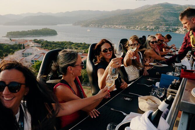 Dinner in the Sky Dubrovnik - Dine 50m above ground - Where You Start: Valamar Lacroma Hotel Meeting Point