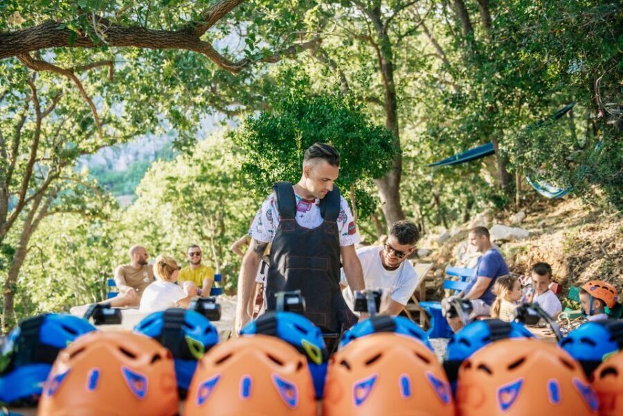 Dubrovnik: 900 Metre Superman Ziplining Adventure - Getting photos: helmet camera add-on and staff help