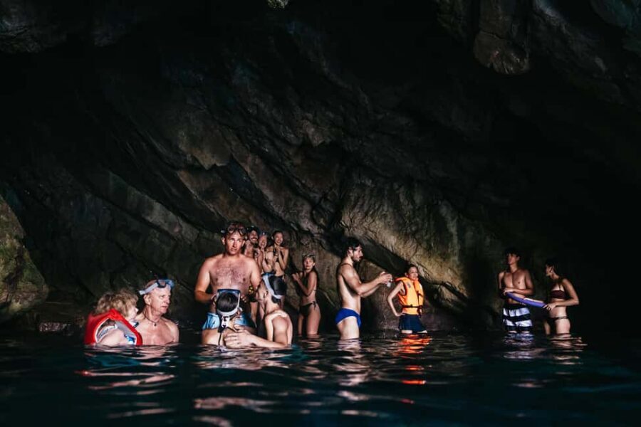 Dubrovnik: Blue Cave and Elafit Small Group Boat Exploration - Green Cave swims and the buoyancy reality