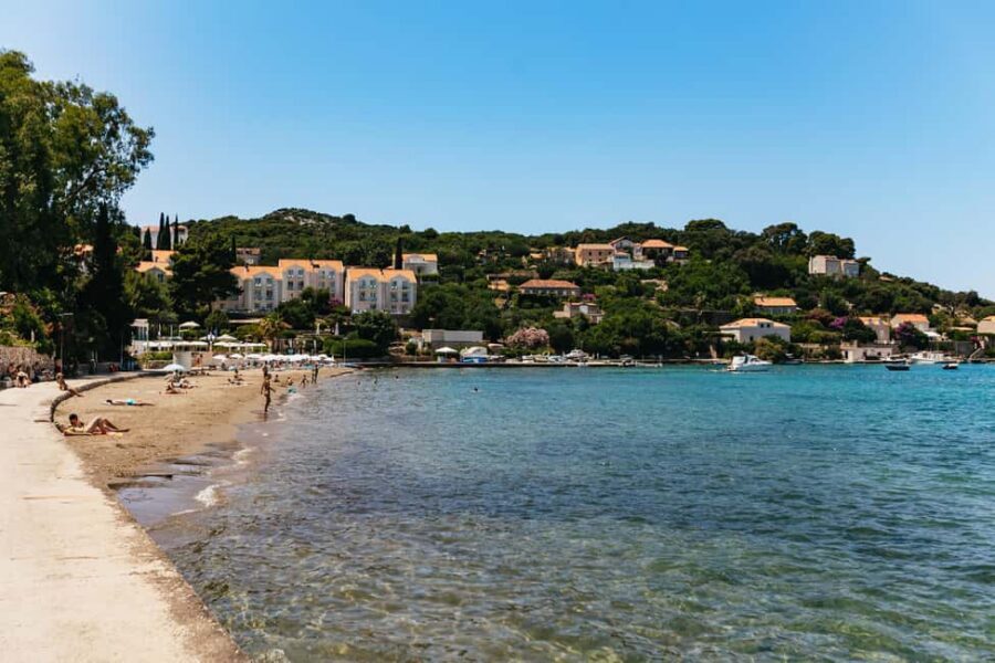 Dubrovnik: Blue Cave and Elafit Small Group Boat Exploration - Lower Forehead Beach on Kolocep: the breather you earn