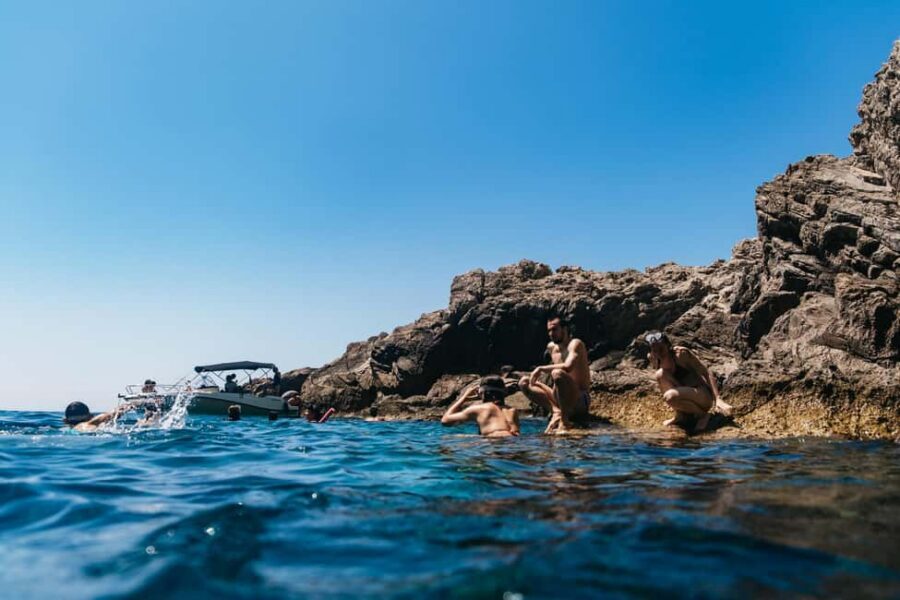 Dubrovnik: Blue Cave and Elafit Small Group Boat Exploration - Snorkeling, sea life, and the gear that’s actually provided