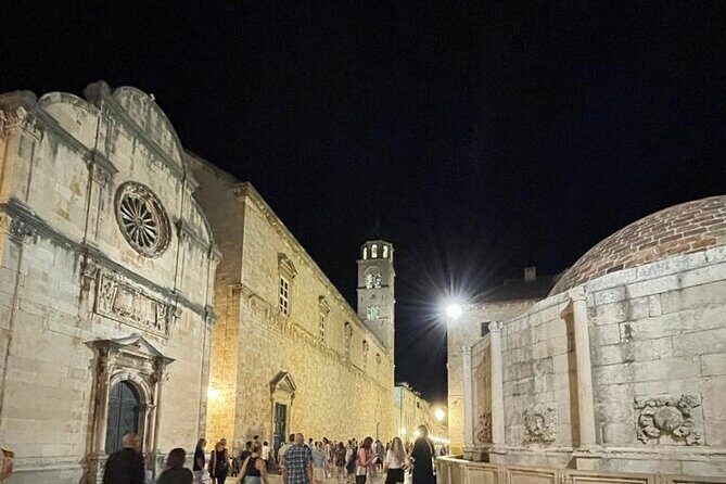 Dubrovnik By Night Walking Tour - Starting at Pile Square and Pile Bay (Lovrjenac in View)