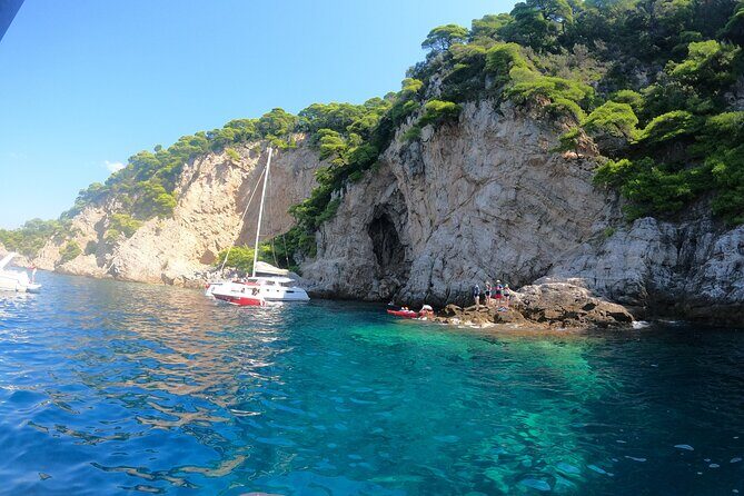 Dubrovnik cave experience swimming tour - Atlantic OPEN 750 boat ride: what you gain between stops