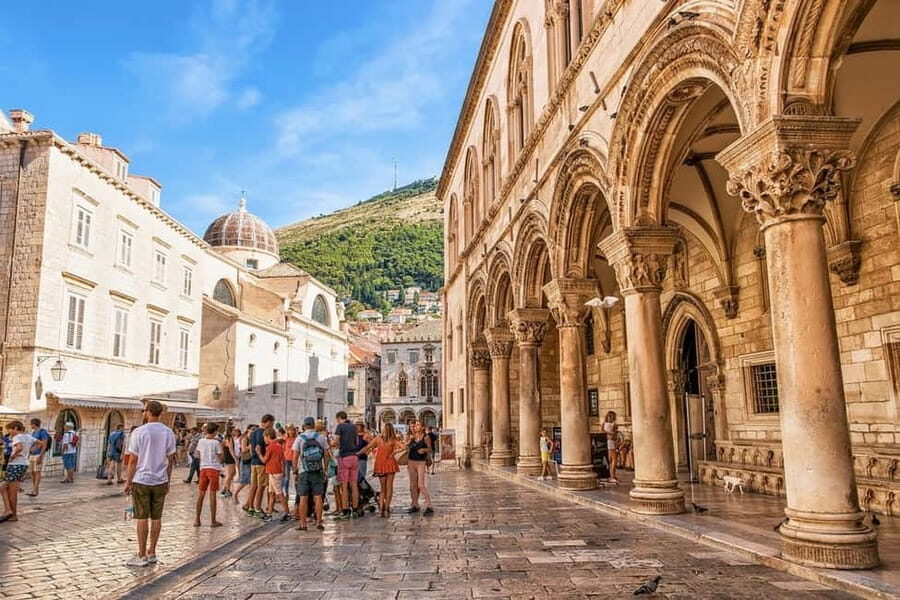 Dubrovnik: City Walls, Old Town Walking Tour & Adriatic View - Getting Oriented at Nautika and Pile Gate