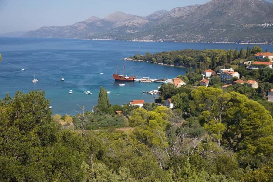 Dubrovnik: Elaphite Island Hopping Cruise on Karaka Ship - Koločep Island: 1 Hour to Swim, Walk, and Choose a Farm Tasting