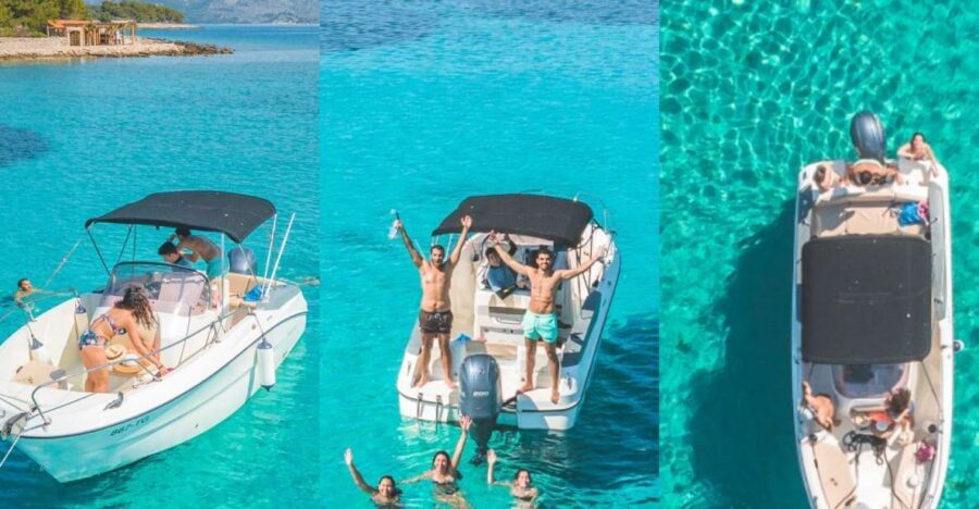 Dubrovnik: Elaphiti Islands Private Day Cruise by Speedboat - Koločep sea caves and the quickest route to swim time