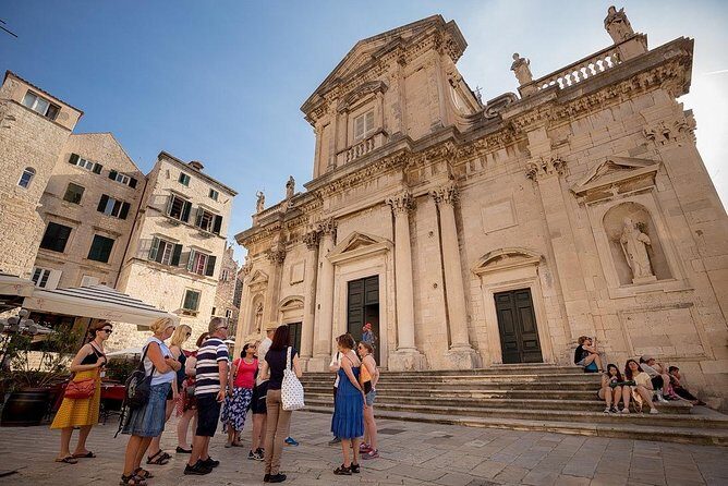 Dubrovnik Food and Drink Walking Tour with a Local Guide - Orthodox Church of the Annunciation and Dubrovnik’s bell tower: a skyline with two stories