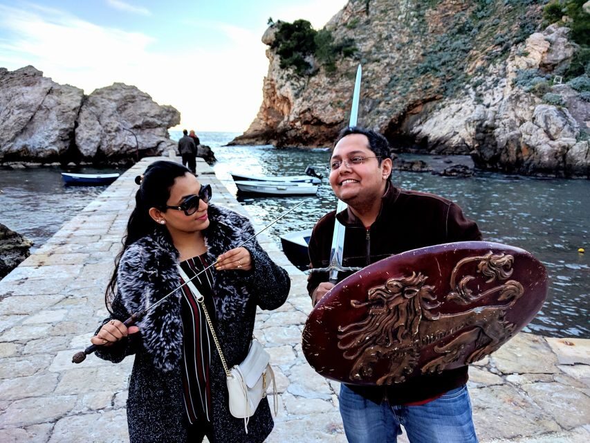 Dubrovnik: Game of Thrones Extended Tour - Revelin Fortress terrace: Lokrum Island views and Qarth-world explanations