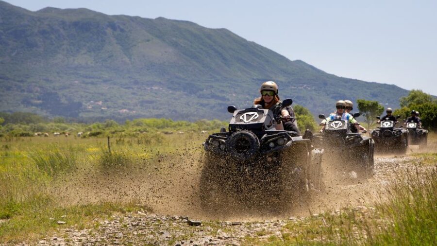 Dubrovnik: Kojan Koral ATV Quad Safari with transport - Čilipi Village Break: Konavle Country House and Church Time