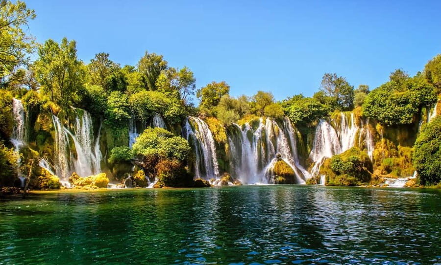 Dubrovnik: Mostar & Kravica Waterfalls Day Trip - Kravica Waterfalls: your swim stop, photo stop, and reality check