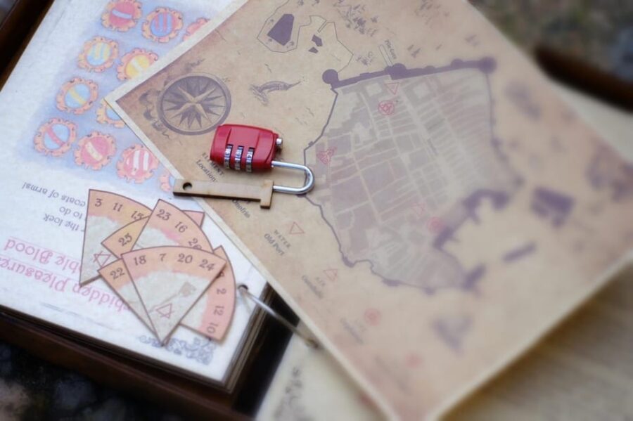 Dubrovnik: Old Town History Outdoor Escape Game - The Wooden Book, the Padlocks, and Your 16th-Century Mission