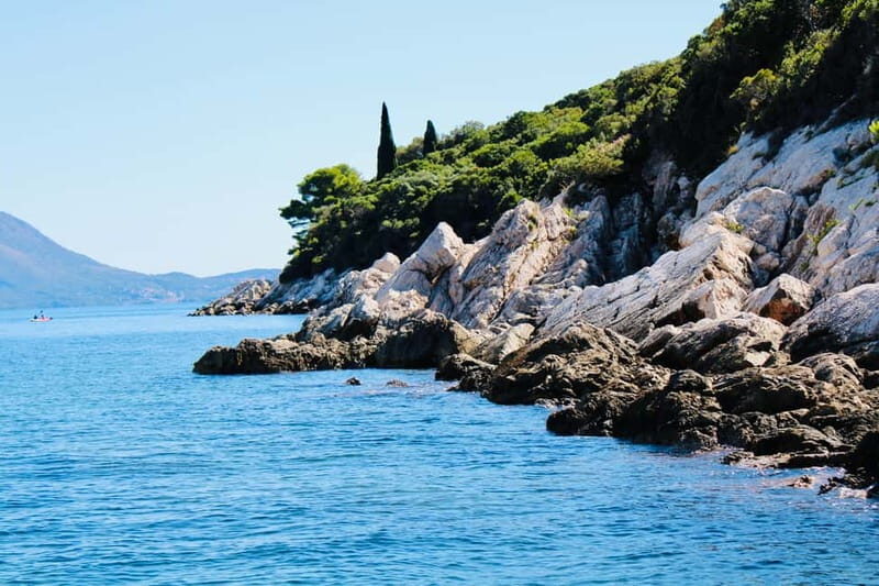 Dubrovnik or Cavtat: Lokrum Island and Betina Cave Boat Tour - St. Jacob beach (Plaža Sveti Jakov): where the swim actually feels worth it