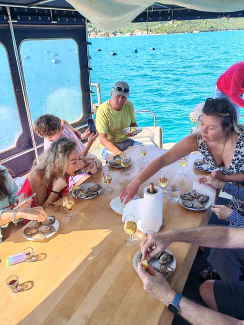 Dubrovnik: Oyster, Mussles, and Wine Tasting Tour in Ston - The Meal on Board: Seafood Cooked Simply, Wine Kept Local