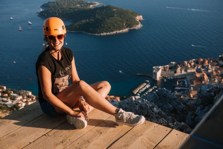 Dubrovnik: Panorama Zipline Tour - Mount Srdj Drive: The view starts before you leave the ground