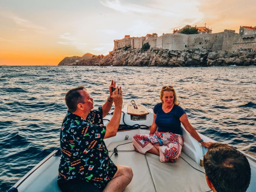 Dubrovnik: Private Boat Cruise at Sunset with Champagne - Price and Value: $382 Per Group (Up to 3)