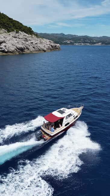 Dubrovnik: Private Boat Rental for Parties & Alcohol - Where you go: Šunj, the three caves area, and “other nice bays”