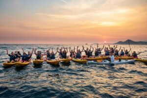 Dubrovnik: Sunset Kayaking and Snorkeling Tour - Choosing the 2-hour Lokrum paddle or the 3-hour full loop