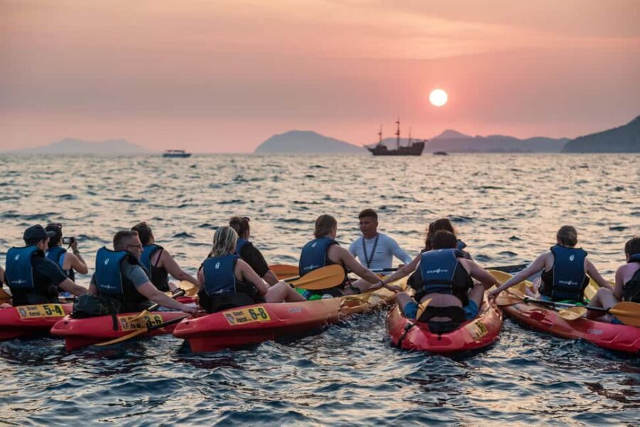 Dubrovnik: Sunset Kayaking and Snorkeling Tour - Betina Cave snorkeling: clear water, a short swim window, and simple rules