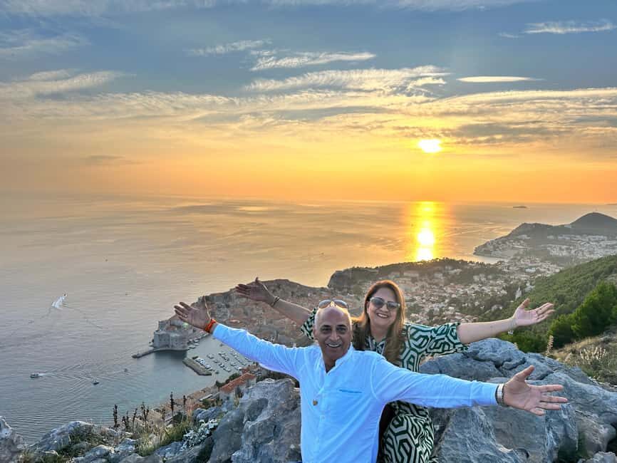 Dubrovnik Sunset Mountain Tour With Wine - Entering the Evening from Dubrovnik Bridge