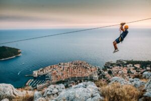Dubrovnik: Sunset Zip Line Experience Followed by Wine - Getting to Ilijina glavica and riding up to Srđ Hill