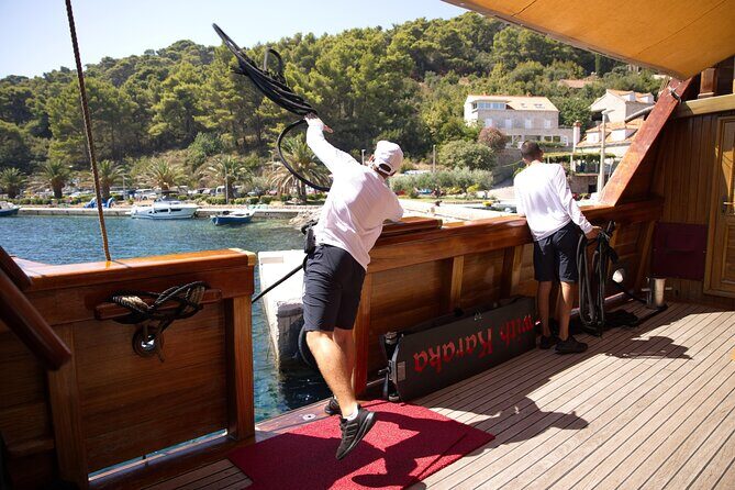 Elaphiti Islands On The Luxury Pirate Ship Karaka Dubrovnik - Stop 2: Suđurađ on Šipan—16th-century villa vibes and optional wine tasting