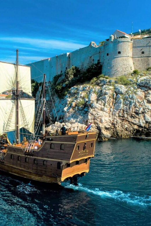 From Dubrovnik: Elaphiti Islands Galleon Cruise with Lunch - Traditional Lunch on Board: Wine, Beer, or Juice, Plus Real Seating