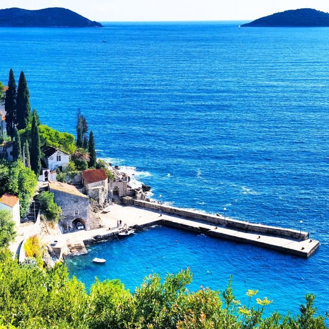 From Dubrovnik: Majkovi Village and Ston Private Food Tour - The Napoleonic road drive: Elaphiti Islands views on the way down