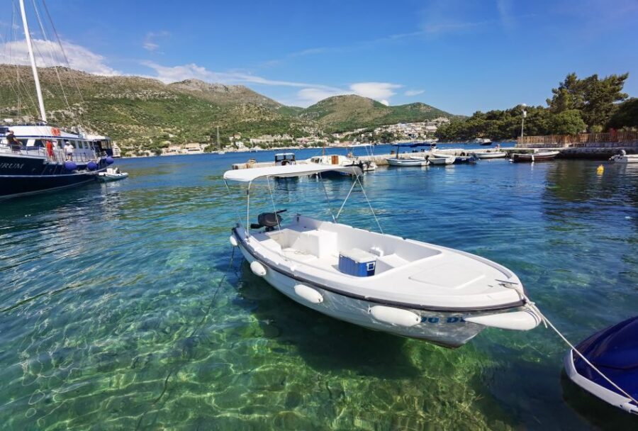 From Dubrovnik: Private Island-Hopping Customizable Cruise - The pasara boat setup: comfort you’ll notice once you’re underway