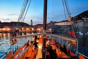 Gastro Cruise | Dinner and Boat ride around Dubrovnik Old Town - Lokrum Island Stop: Panoramic Sea Views Across From Old Town