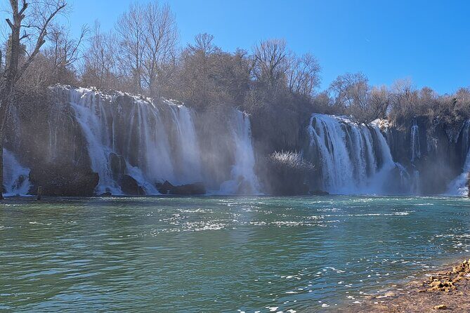 Group Full Day Tour Mostar & Kravica waterfalls from Dubrovnik - Kriva Cuprija: a quick bridge stop with context