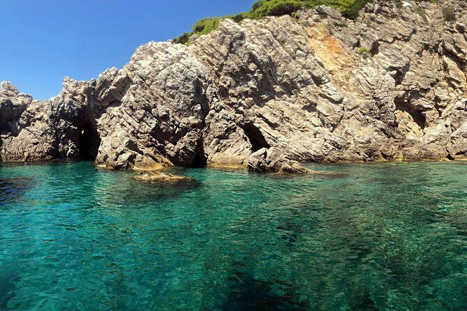 Half-Day Private Elafiti Island Boat Tour - Three Sisters cave: crystal-clear water you can see first