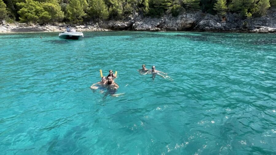 Luxury Private Boat Tour to Elaphiti Islands (4 hours) - The sandy beach payoff: snorkeling and sheltered cove time