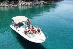 Luxury Private Speedboat Tour Islands & Blue Cave - Kolocep (Koločep), also called Kalamota: pine trees, citrus, and a quick reset