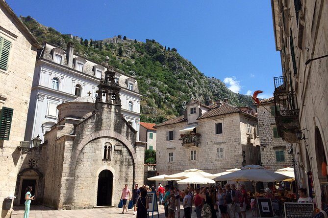 Montenegro private daytrip from Dubrovnik, Perast, Bay of Kotor - Kotor old town: walls, clock tower, and quick hits