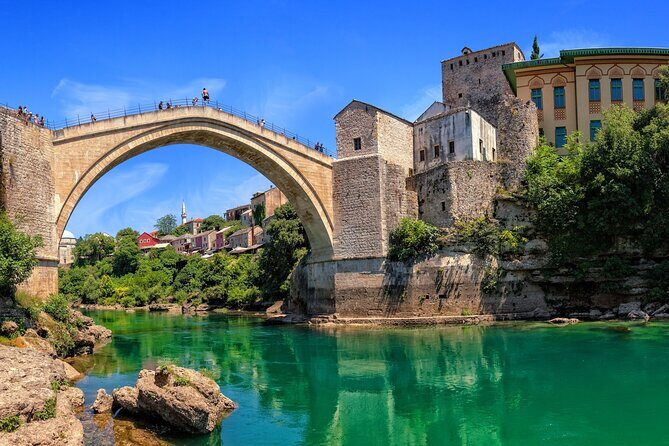 Mostar, Kravica Waterfalls and Pocitelj Day Trip from Dubrovnik - Getting picked up at Pile Gate and riding out with an escort