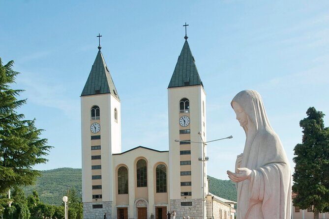 Mostar, Međugorje & Kravica Waterfalls - Međugorje: A Pilgrimage Town Stop Without a Ticket Hassle