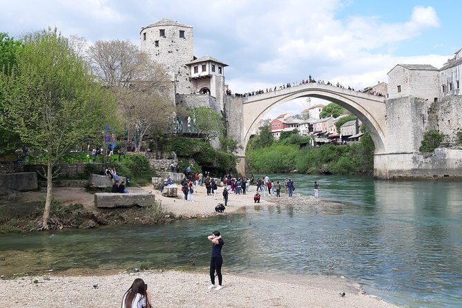 Mostar, Pocitelj and Kravice Waterfalls Private Tour from Dubrovnik - Mostar Old Bridge and bazaar time: 3 hours to eat and wander