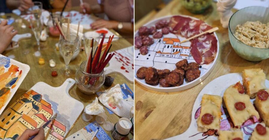 Paint, Sip, and Savor Local Flavors: Unique Local Experience - Painting Your Eco-Friendly Serving Board (Without Stress)