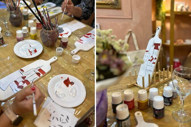 Paint,Sip&Savor Local Flavor:Discover Dubrovnik Like Never Before - Timeline at 6:00 pm: How the Evening Flows