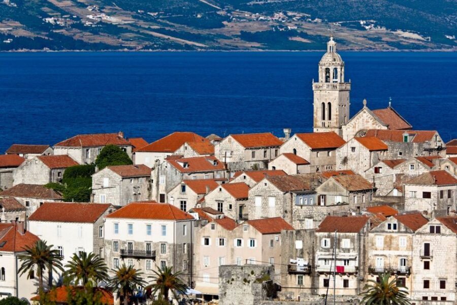 Peljesac Peninsula & Korcula Island Day-Trip from Dubrovnik - Korčula Old Town sights: Marco Polo and St. Mark’s church