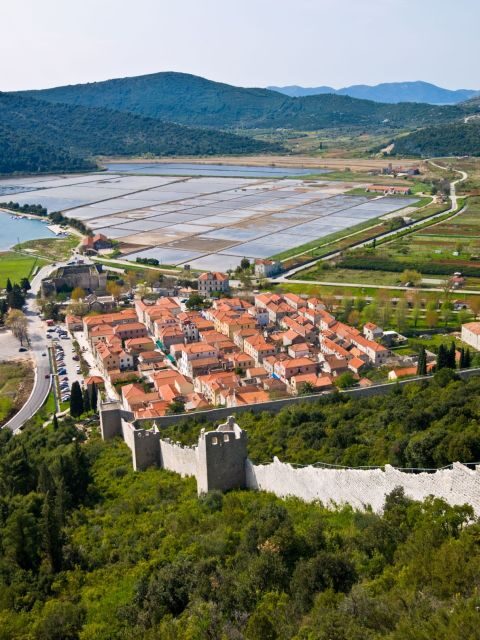 Peljesac Peninsula & Korcula Island Day-Trip from Dubrovnik - Ston’s salt flats and city walls: the best “stretch your legs” stop